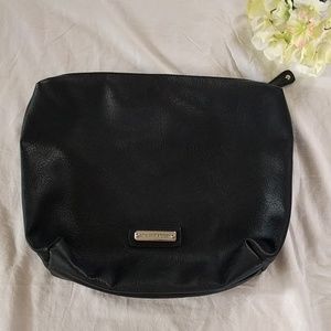 Steve Madden black fold wristlet clutch